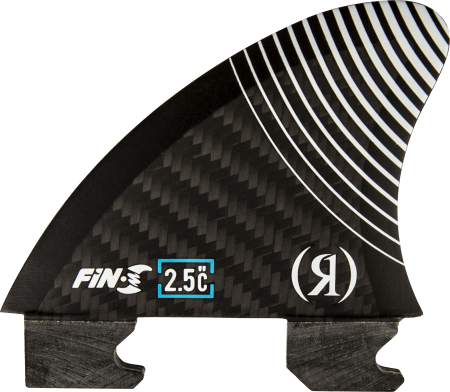 2.5 in. - Floating Fin-S 2.0 - Blueprint - Left Surf Fin - Carbon