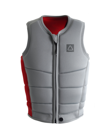 MENS - CORP - LIGHT GREY/RED - Vests - CE Approved